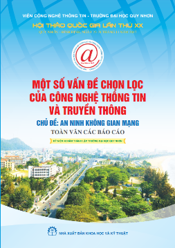 Mục lục kỷ yếu Hội thảo Quốc gia lần thứ XX: Một số vấn đề chọn lọc của Công nghệ thông tin và Truyền thông, Quy Nhơn - Bình Định, 2017