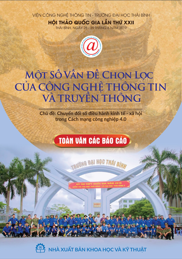 Mục lục kỷ yếu Hội thảo Quốc gia lần thứ XXII: Một số vấn đề chọn lọc của Công nghệ thông tin và Truyền thông, Thái Bình, 2019